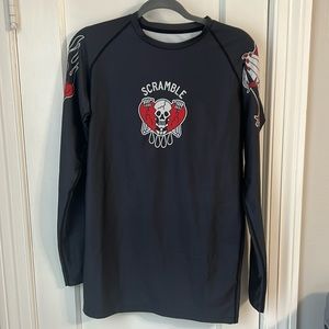 Scramble “Inner Peace, Outer Violence” Rashguard